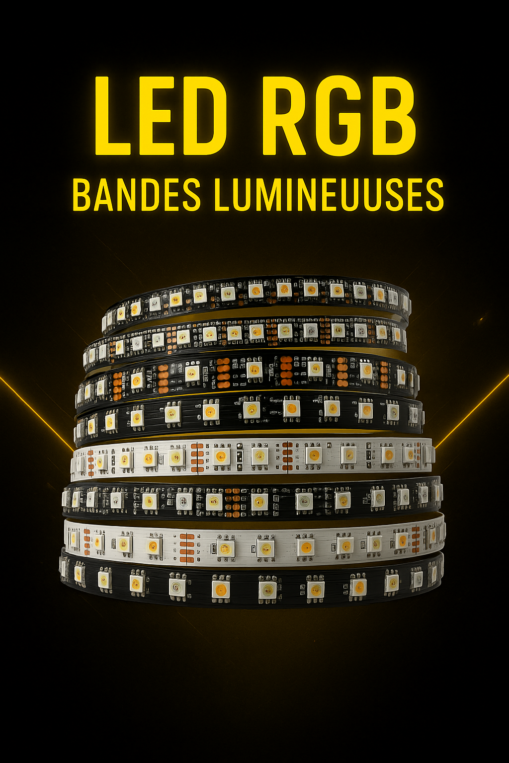 Toute nos Bandes LED RGB – Ambiance, Couleurs & Performance ✔